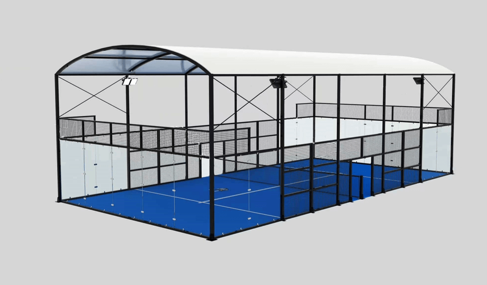 cancha de pádel techada